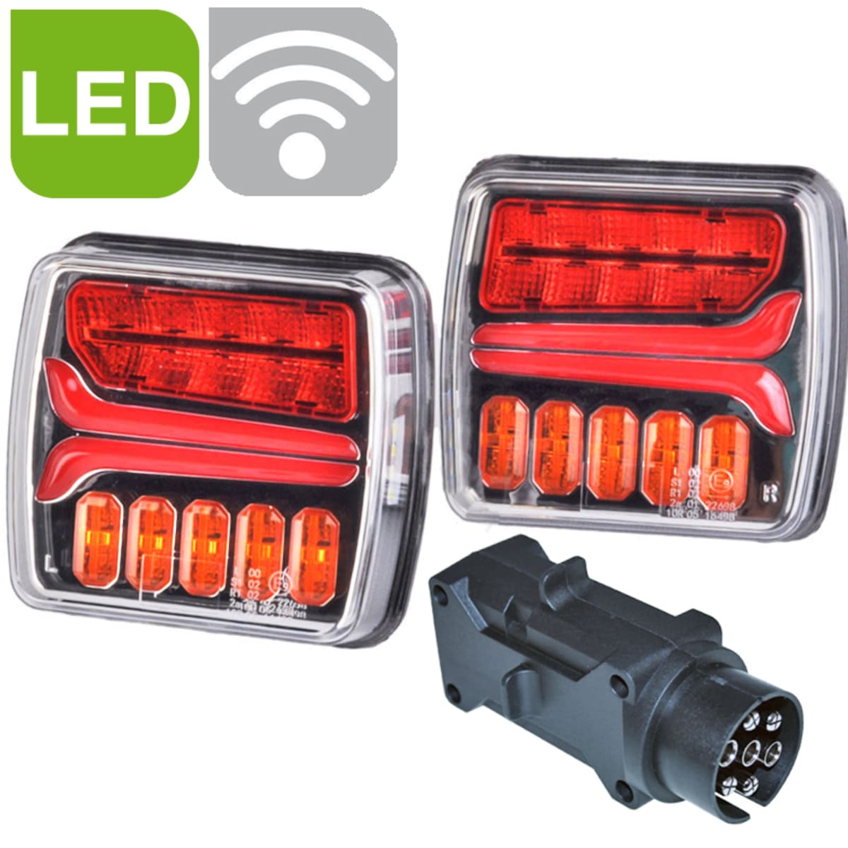 Bild von LED Funkbeleuchtungsgarnitur hinten