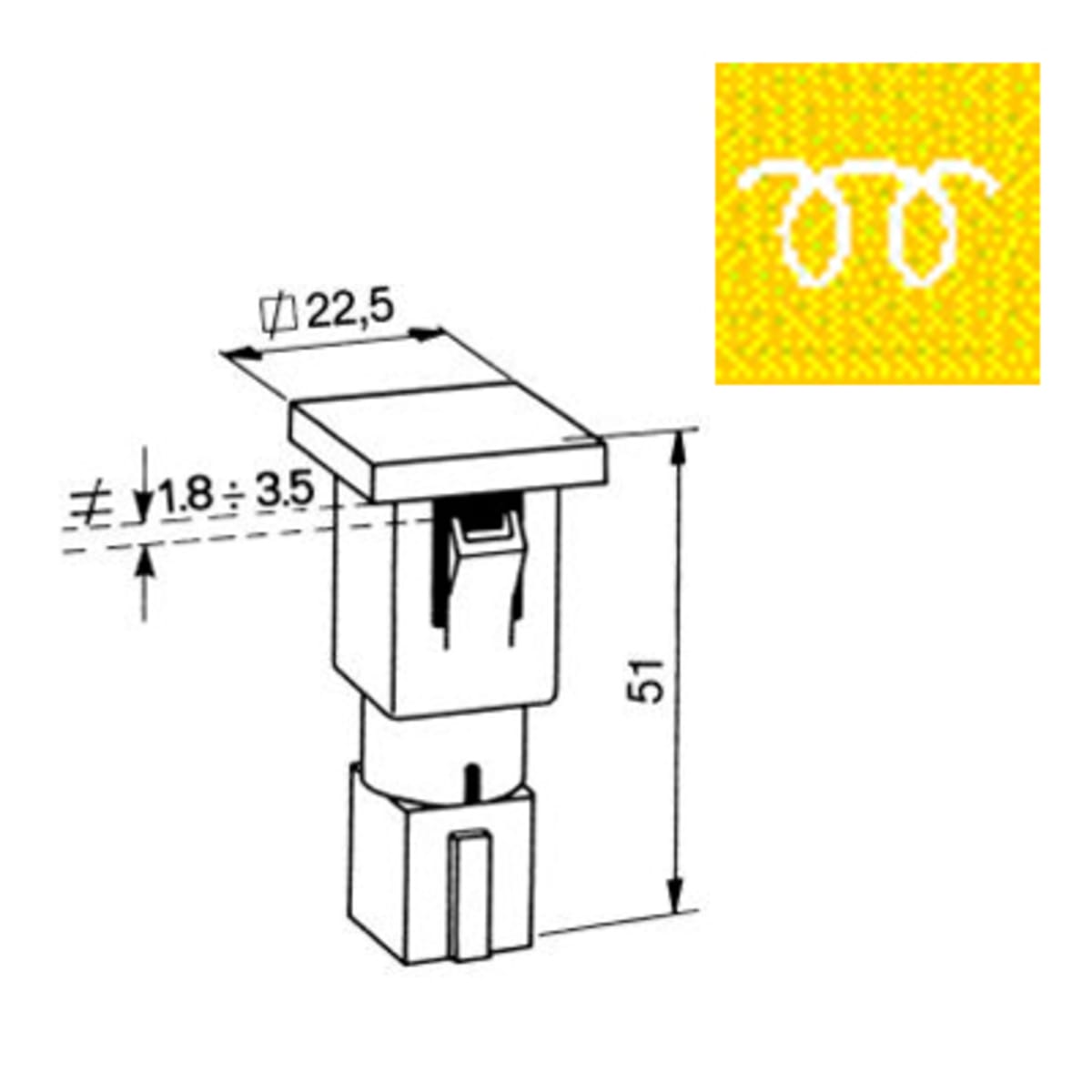 Bild von Kontrollleuchte Vorglühen