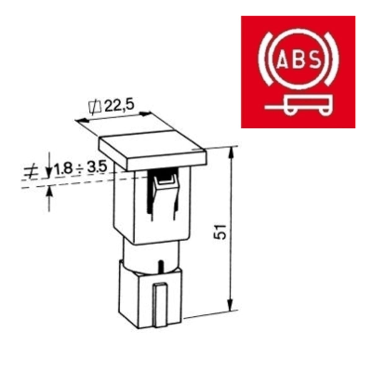 Bild von Kontrollleuchte ABS