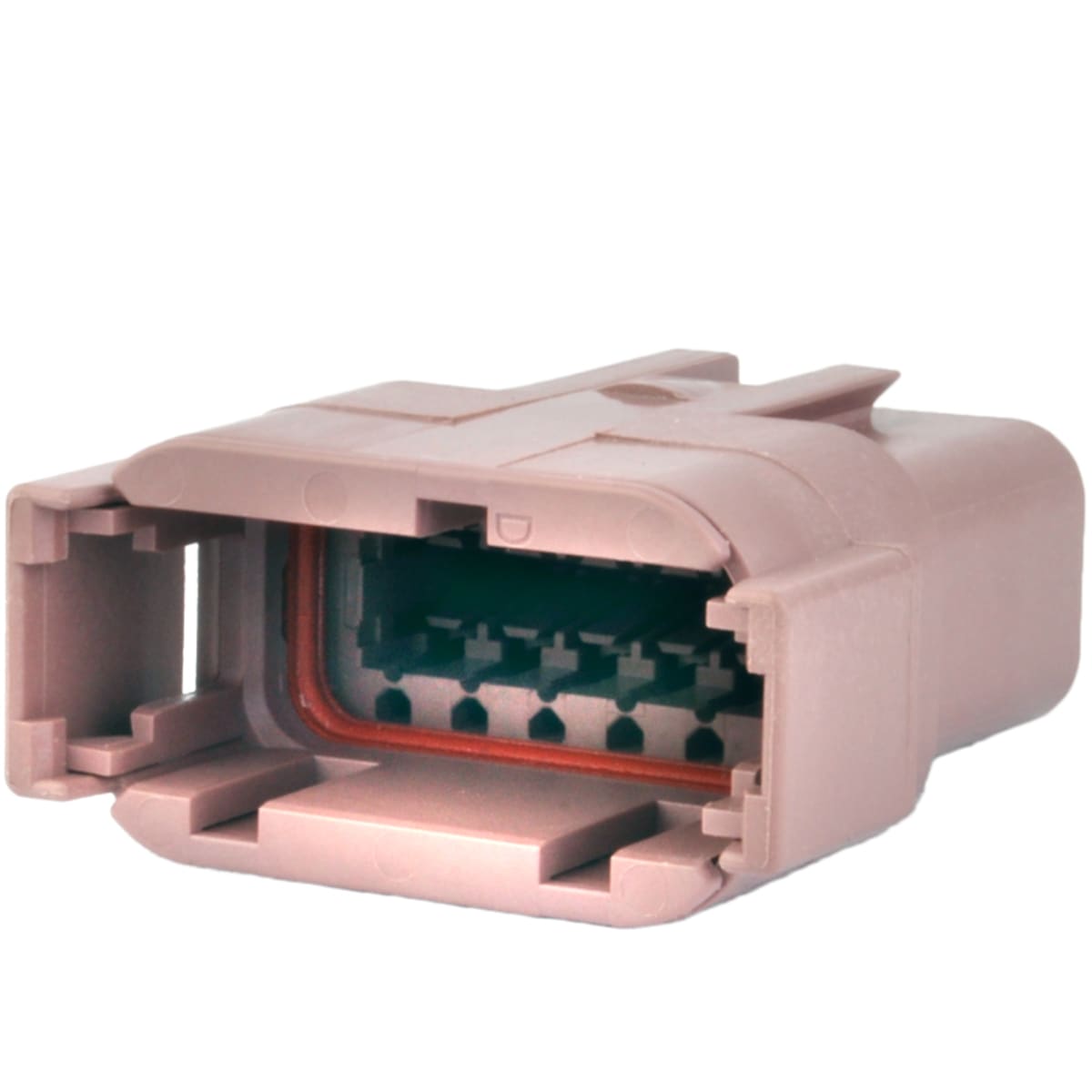 Bild von Stiftgehäuse braun Codierung D