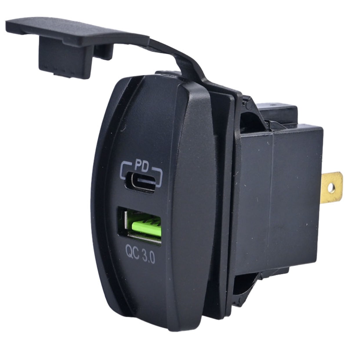 Bild von Einbaudose USB + USB C