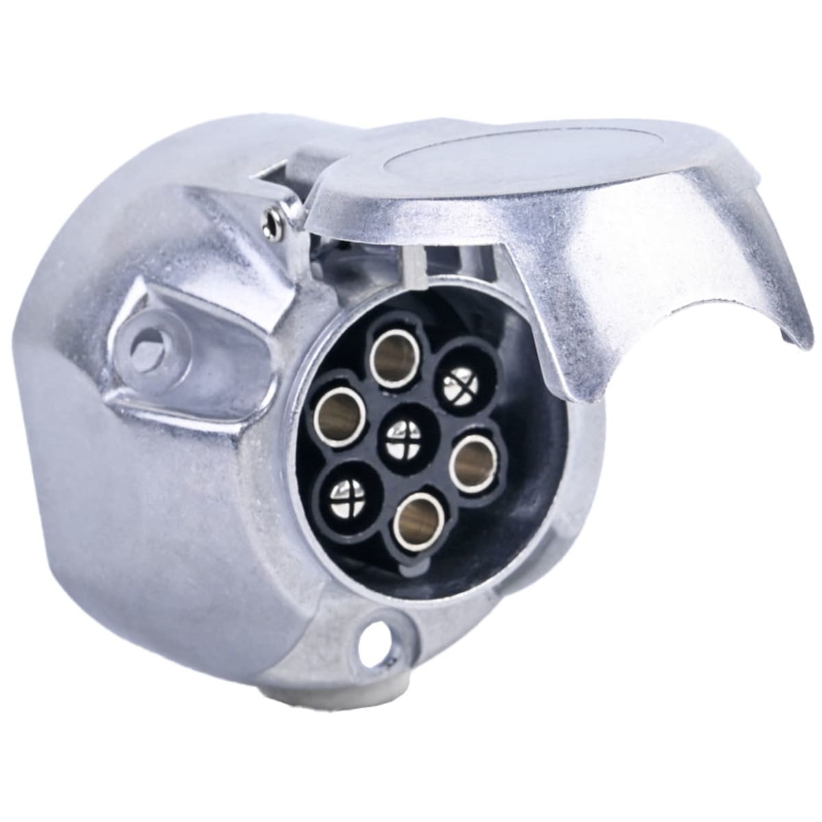 Bild von Steckdose 7-polig Metall