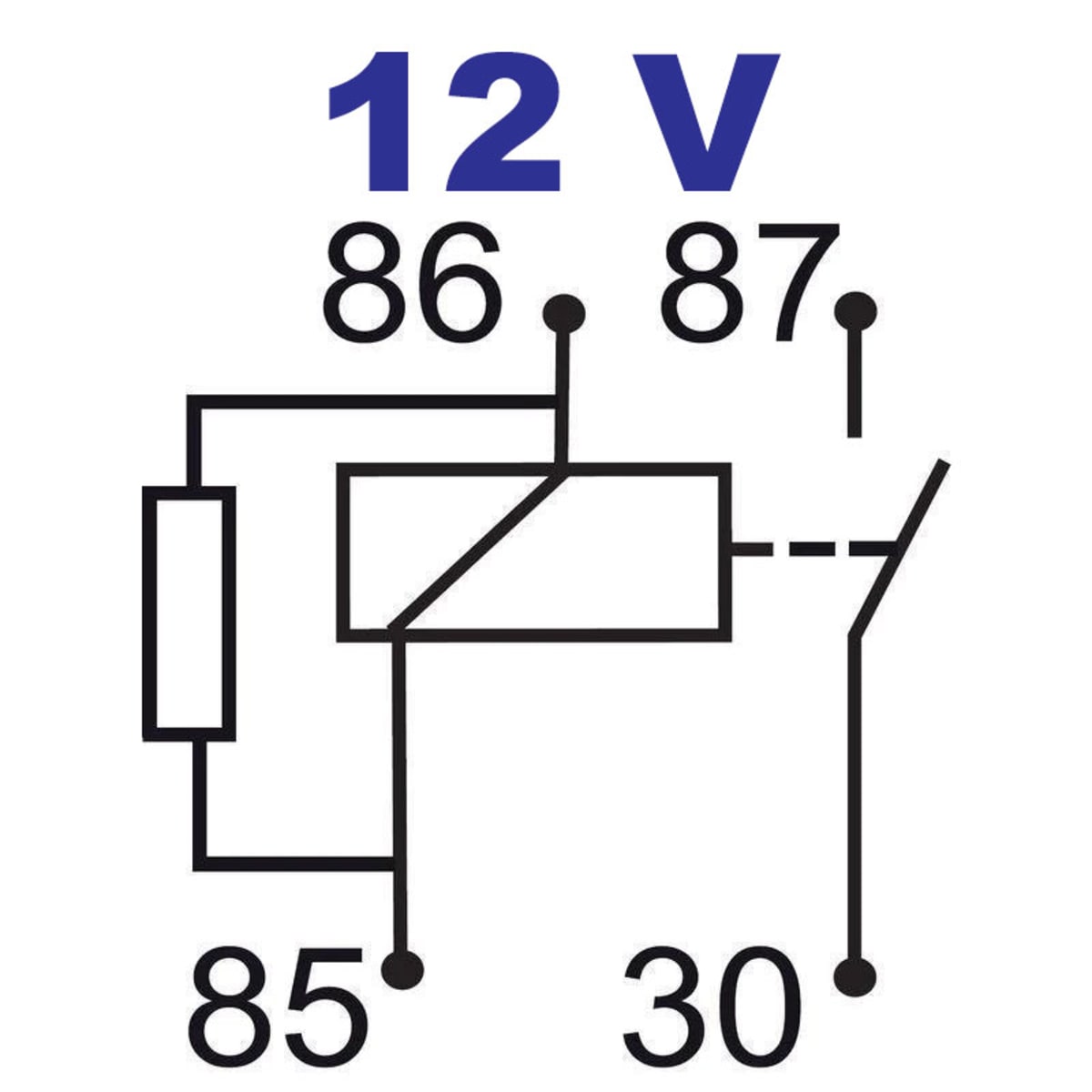 Bild von 12 V Schliesser mit Widerstand