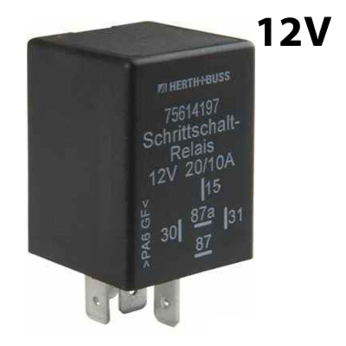 Bild von Schrittrelais 12 V 10/20 A