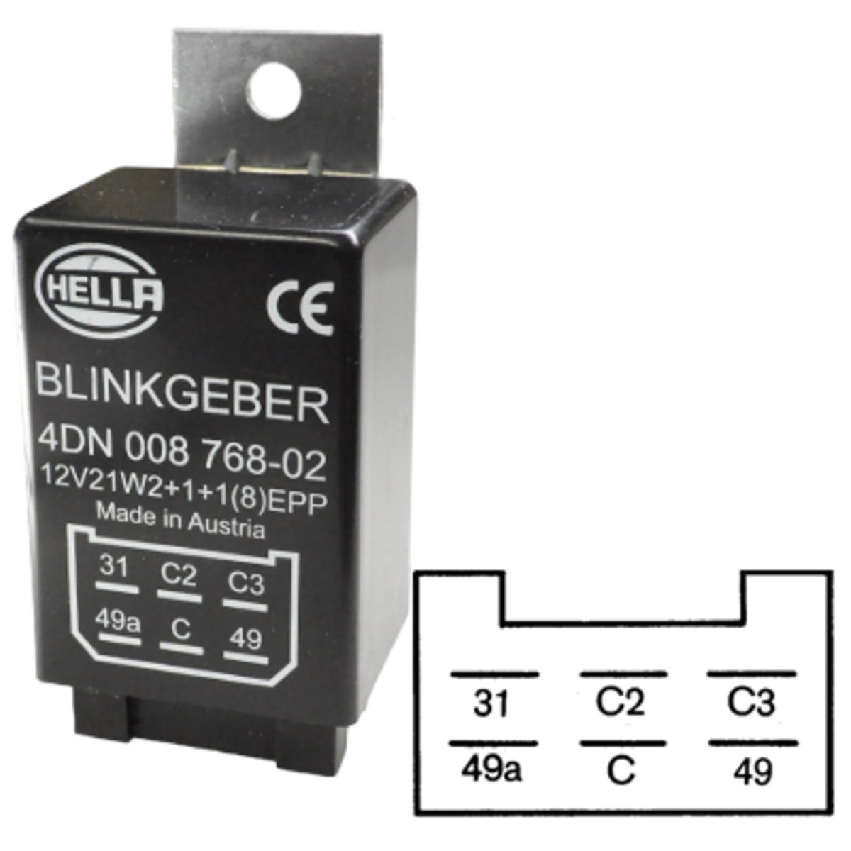 Bild von Blinkgeber Hella 12 V