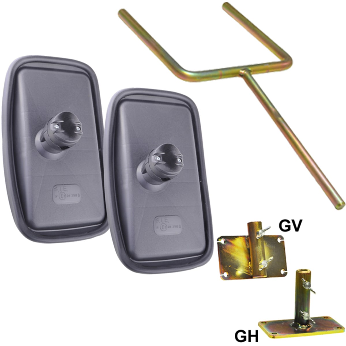 Bild von V-Spiegelhalterset für Querverkehr