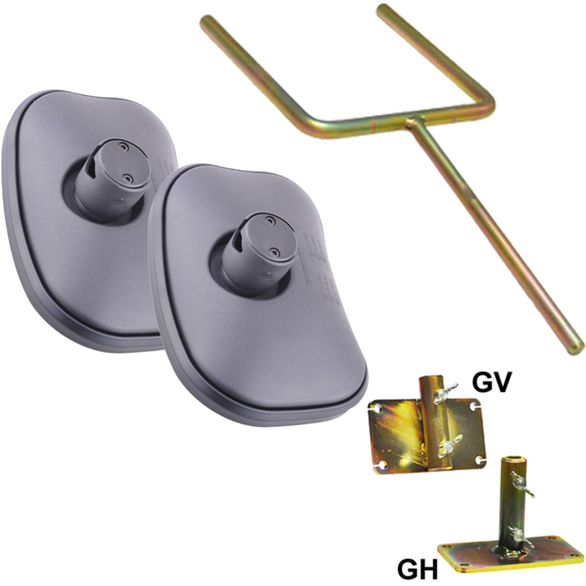 Bild von V-Spiegelhalterset für Querverkehr