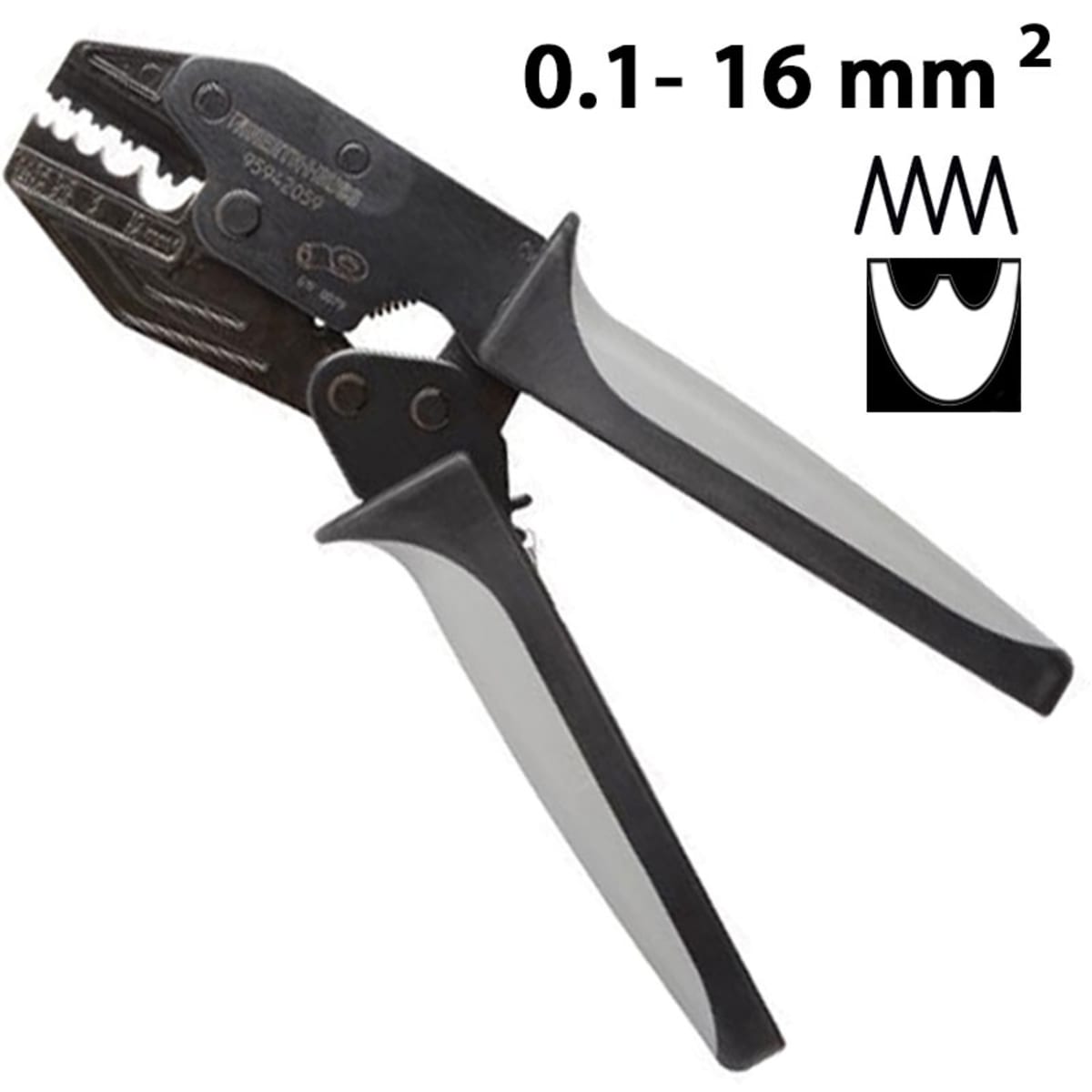 Bild von Presszange für unisolierte Ringkabelschuhe