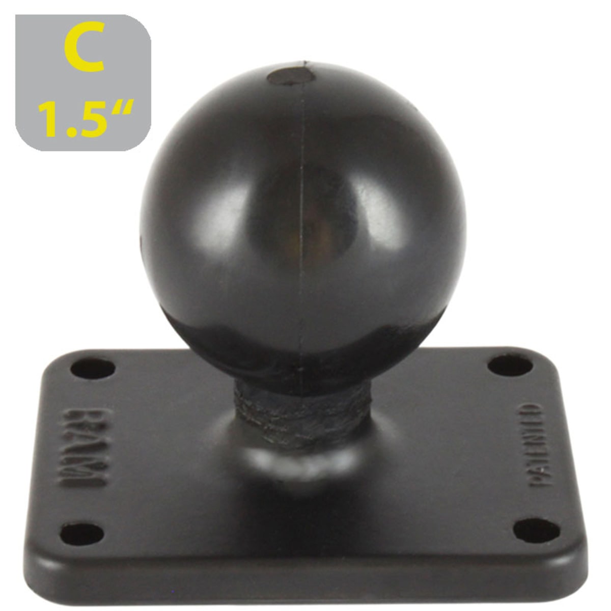 Bild von Basisplatte rechteckig 1.5"