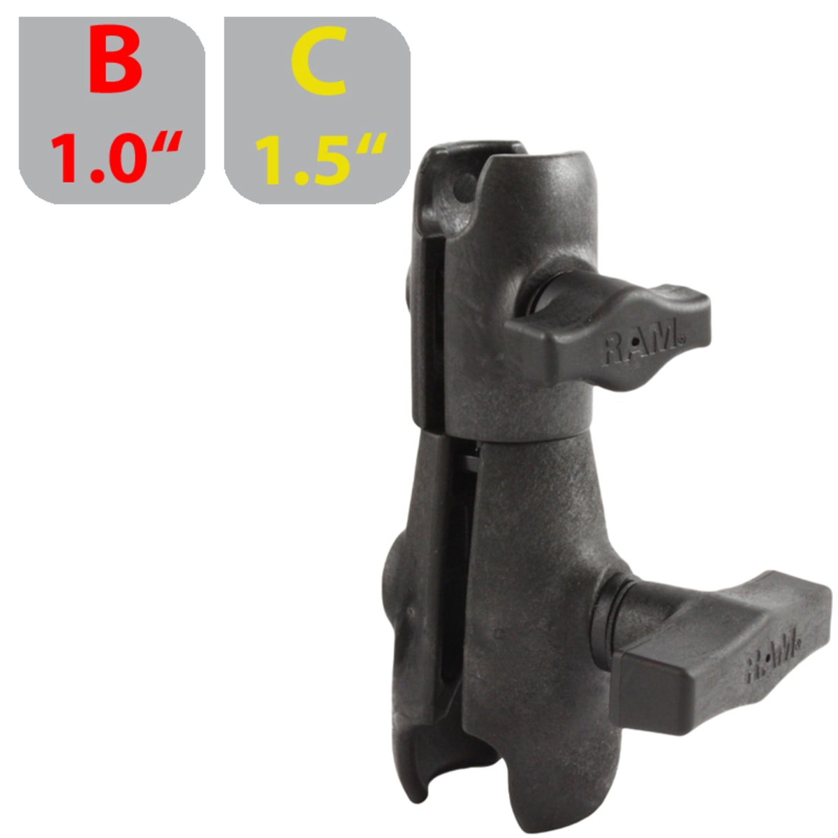 Bild von Adapter 1" auf 1,5" Kugel