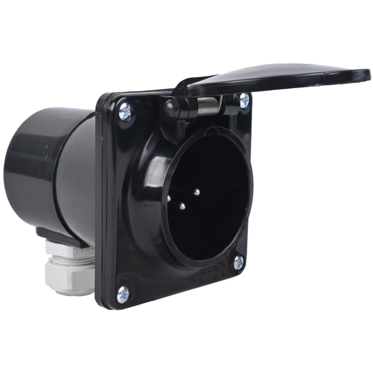 Bild von Stecker T12 mit Klappe