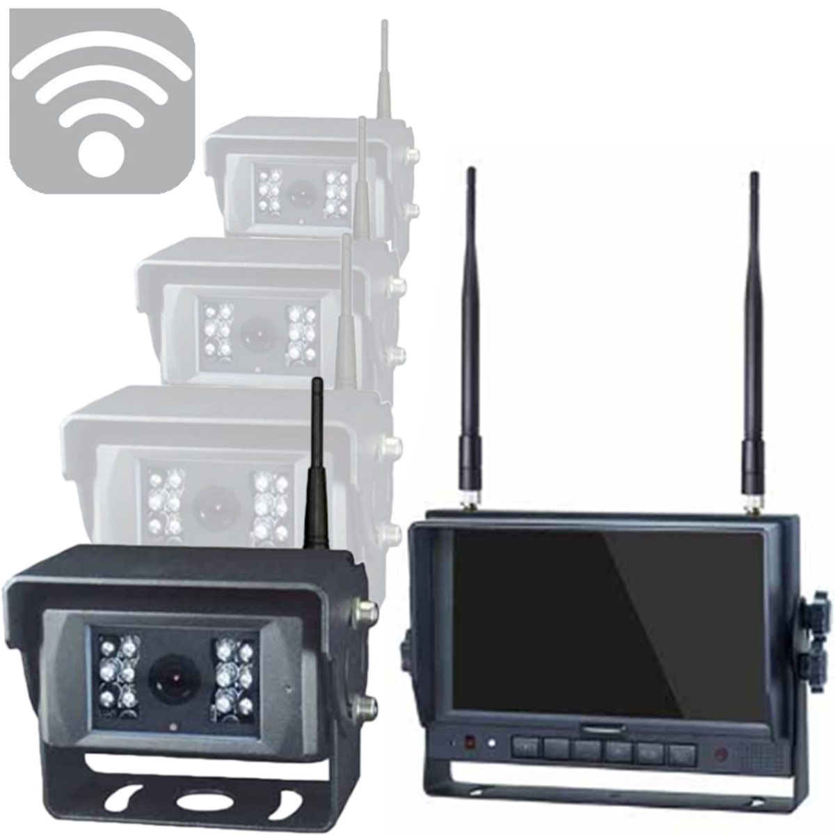 Bild von Wireless Rückfahrkamera-Set 7" 