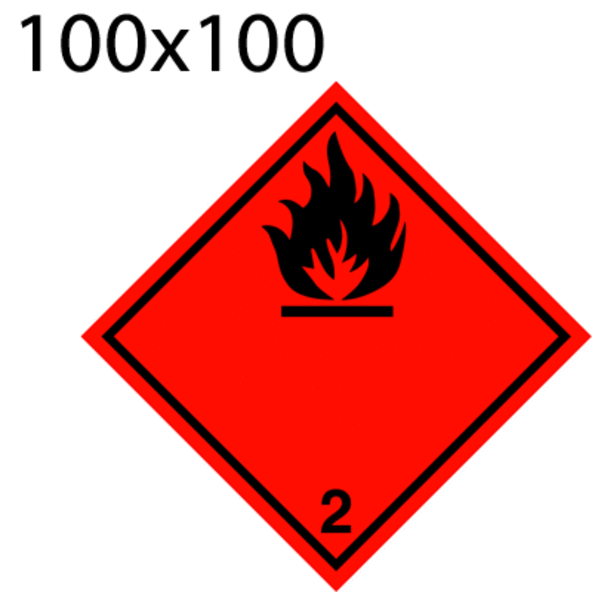 Bild von Gefahrgutetikette 100x100 