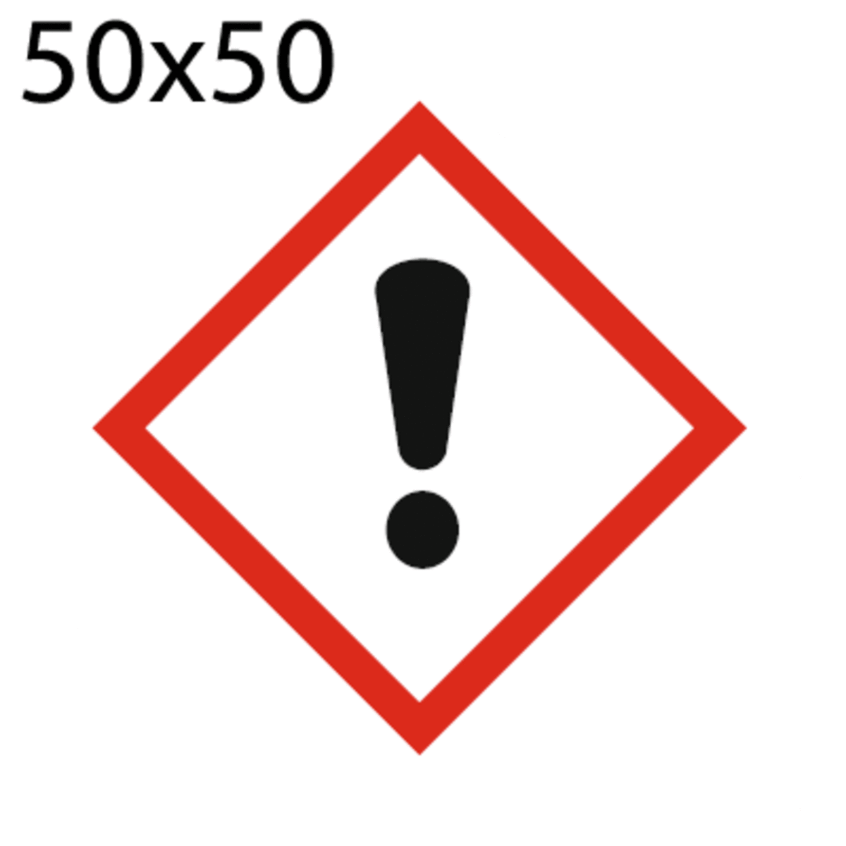 Bild von GHS Etikette "Achtung giftig, reizend"