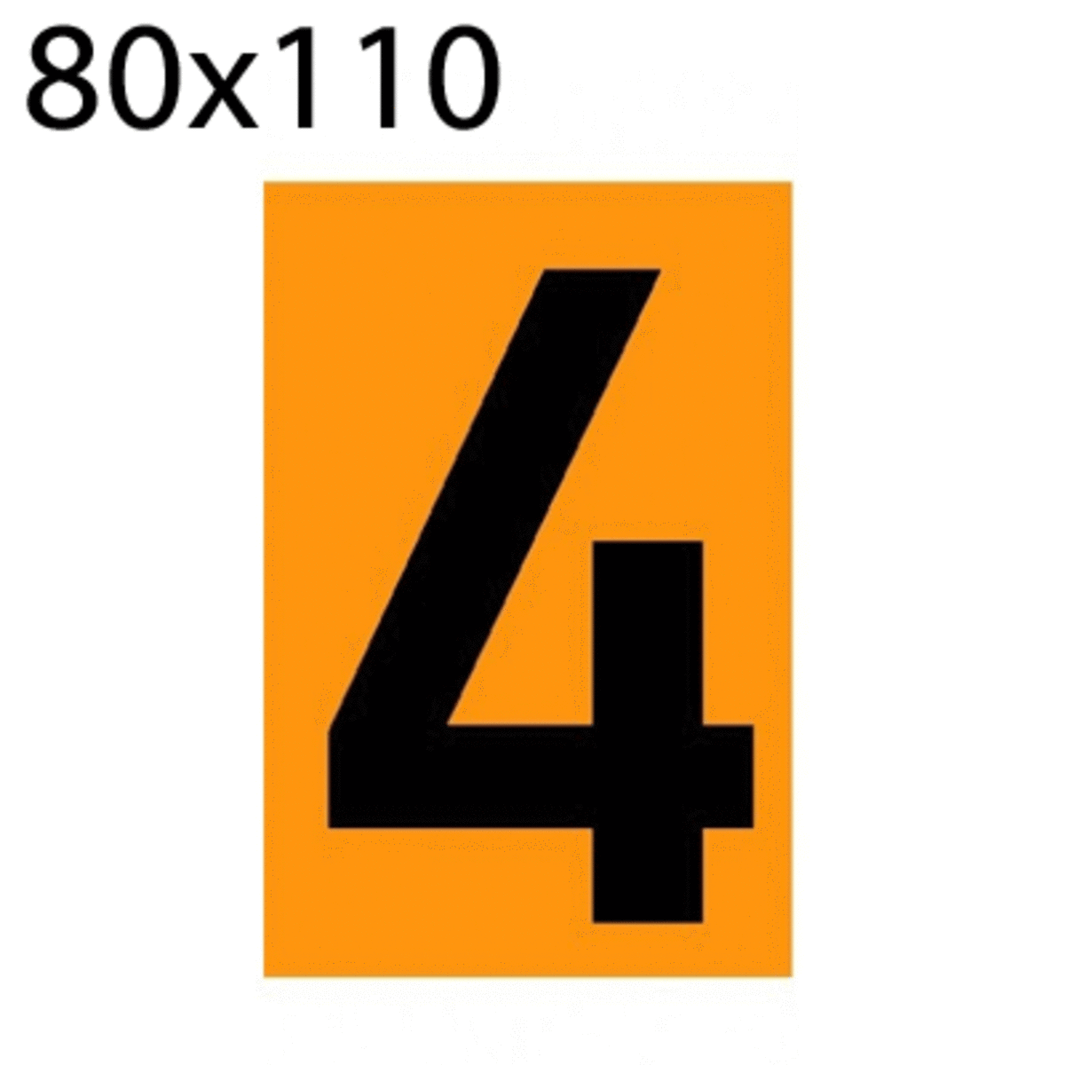 Bild von Einzelziffer 4