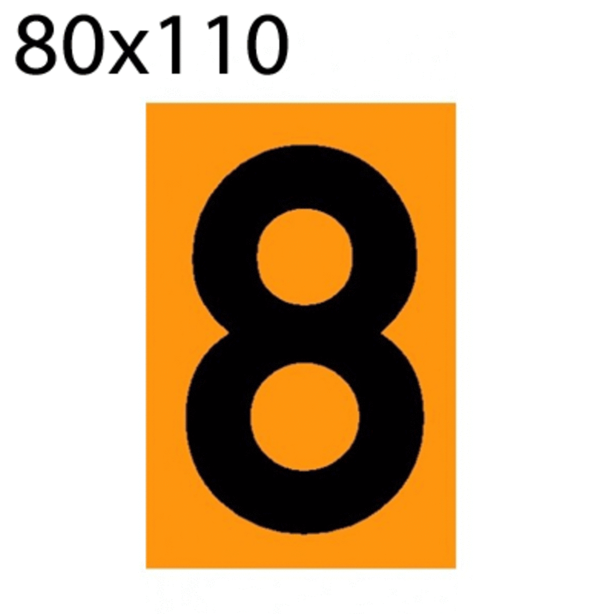 Bild von Einzelziffer 8