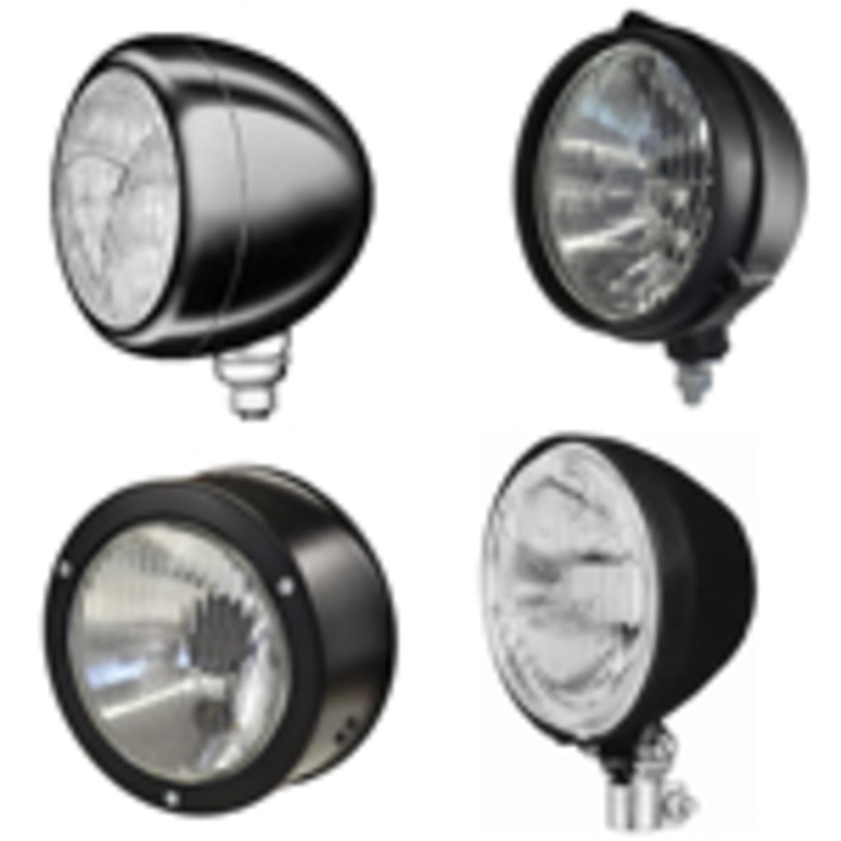 Bild von Scheinwerfer Aufbau rund