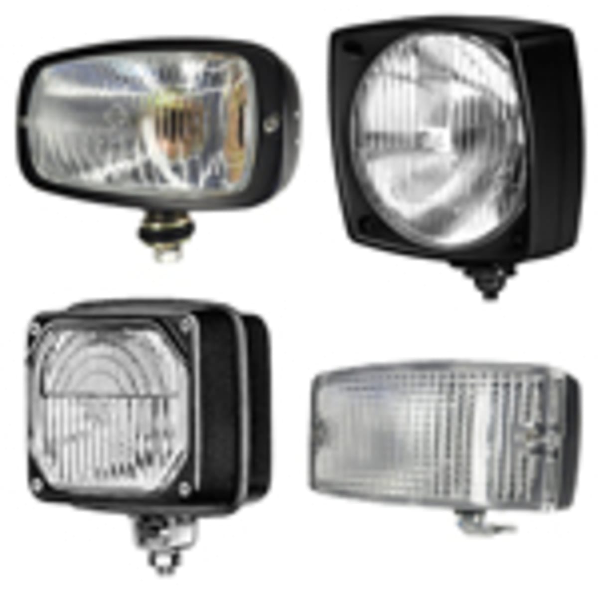 Bild von Scheinwerfer Aufbau rechteckig