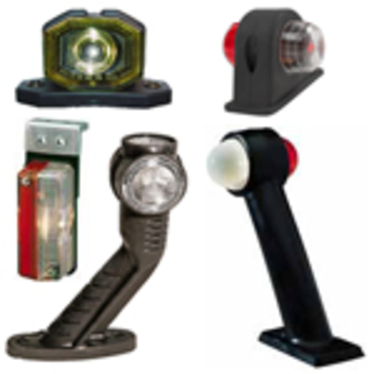 Bild von Umrissleuchten rot/weiss