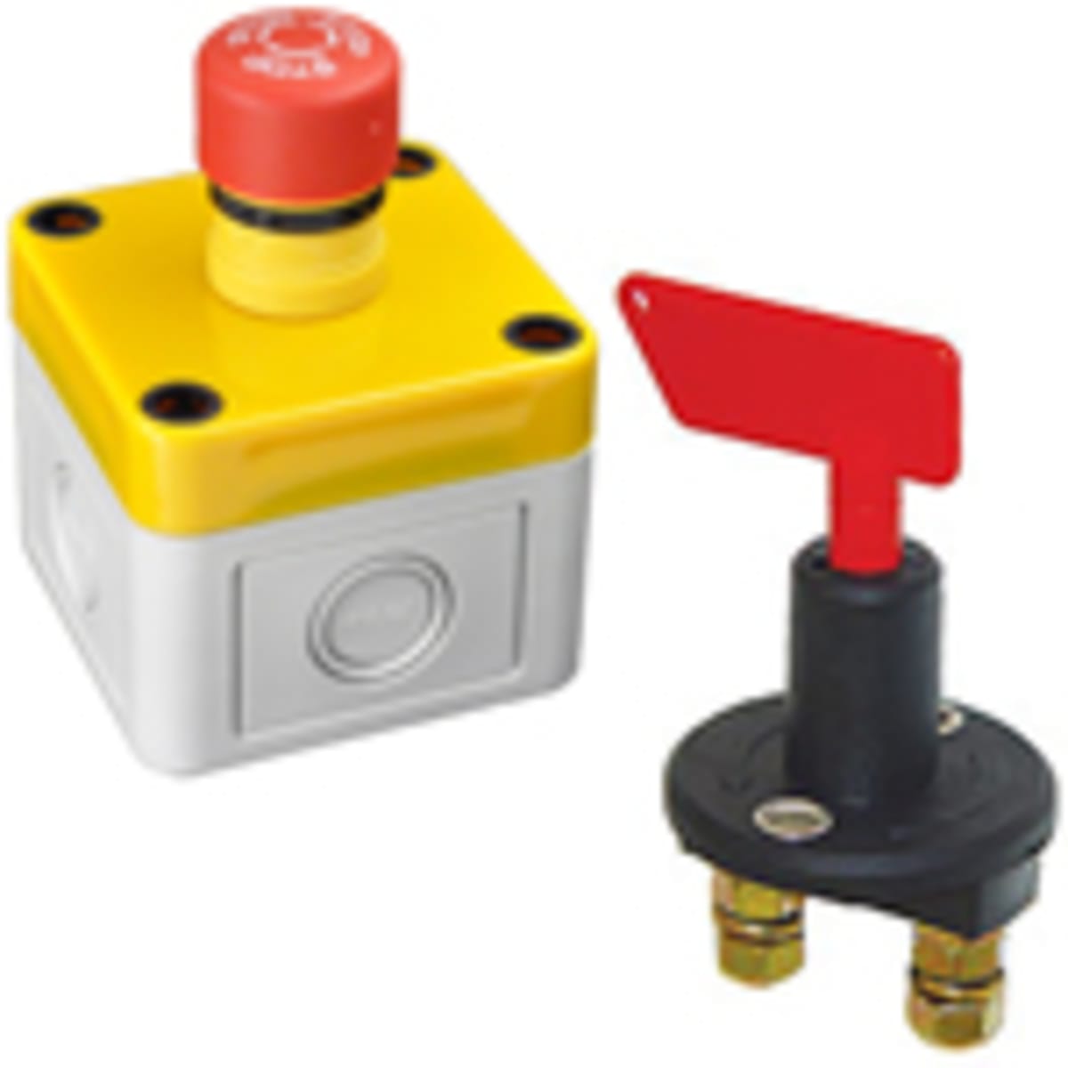 Bild von Batterie- und Notausschalter 