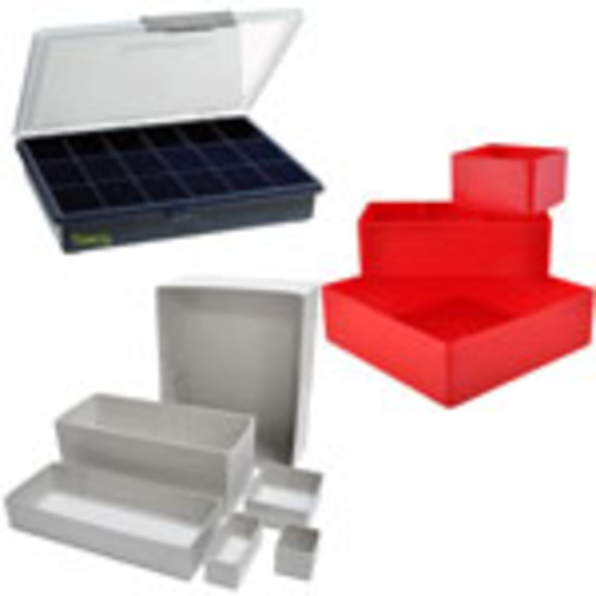 Bild von Lagerschachteln, Sortimentskästen