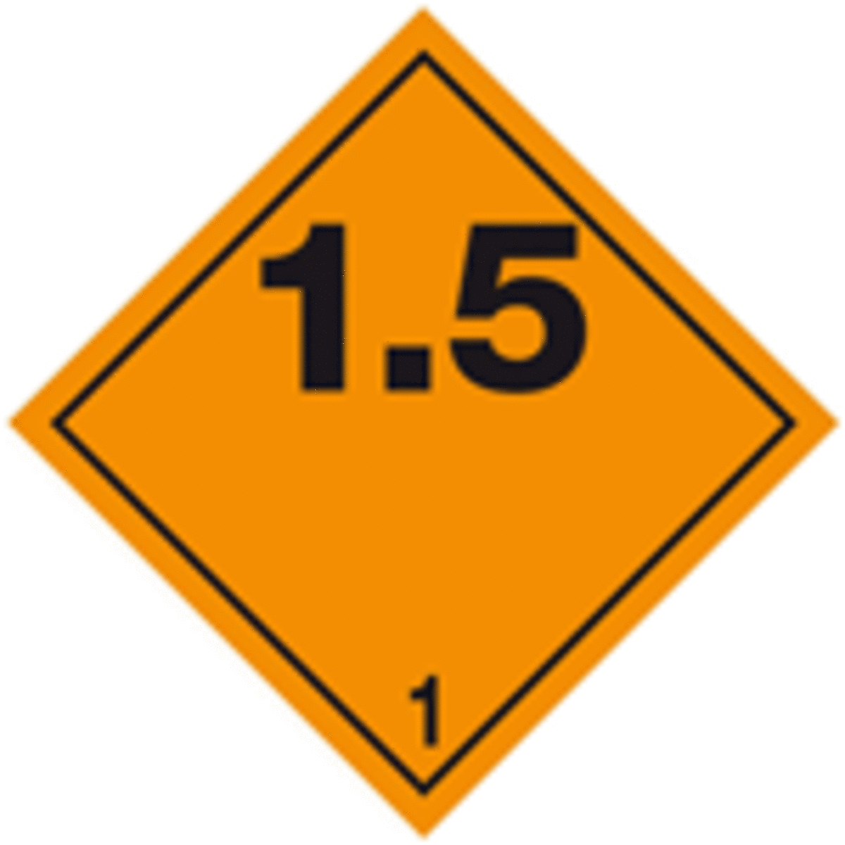 Bild von Gefahrgutetikette 1.5