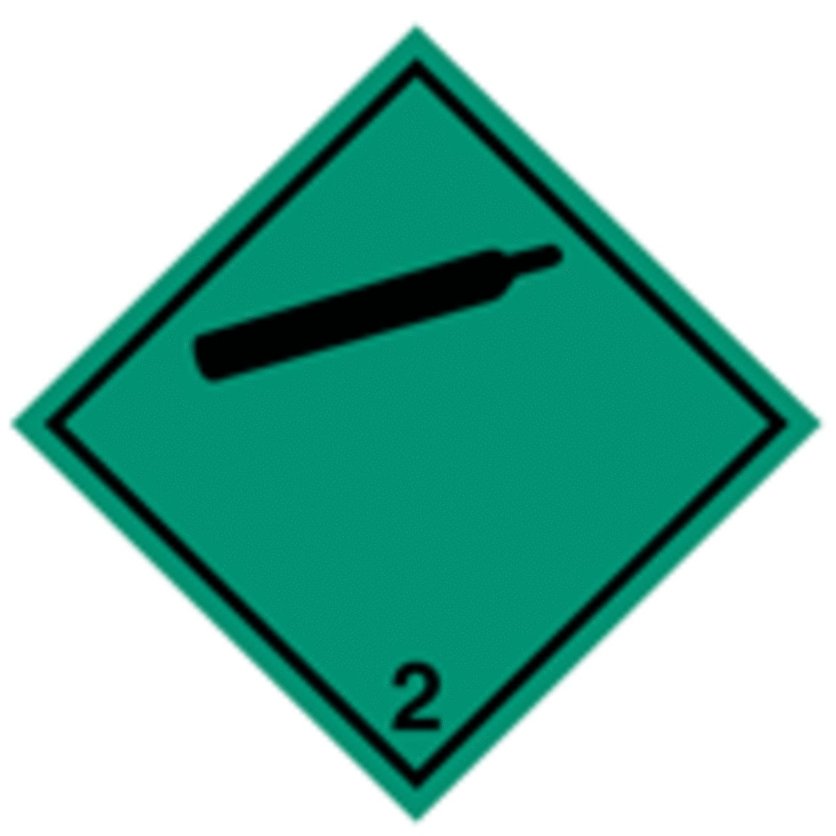 Bild von Gefahrgutetikette 2.2