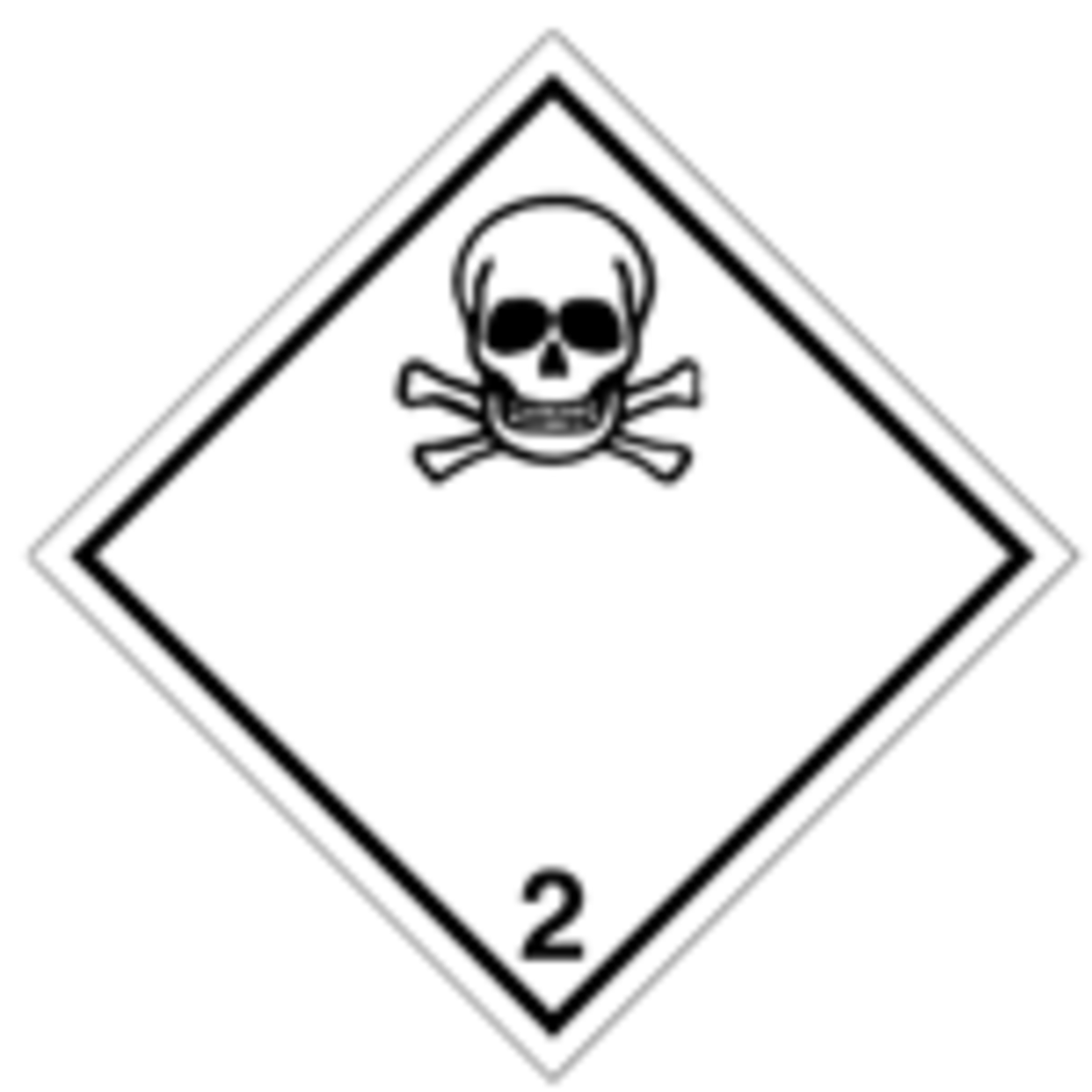 Bild von Gefahrgutetikette 2.3