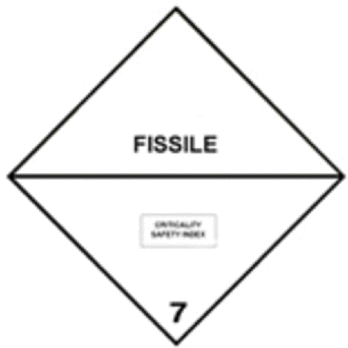 Bild von Gefahrgutetikette 7E