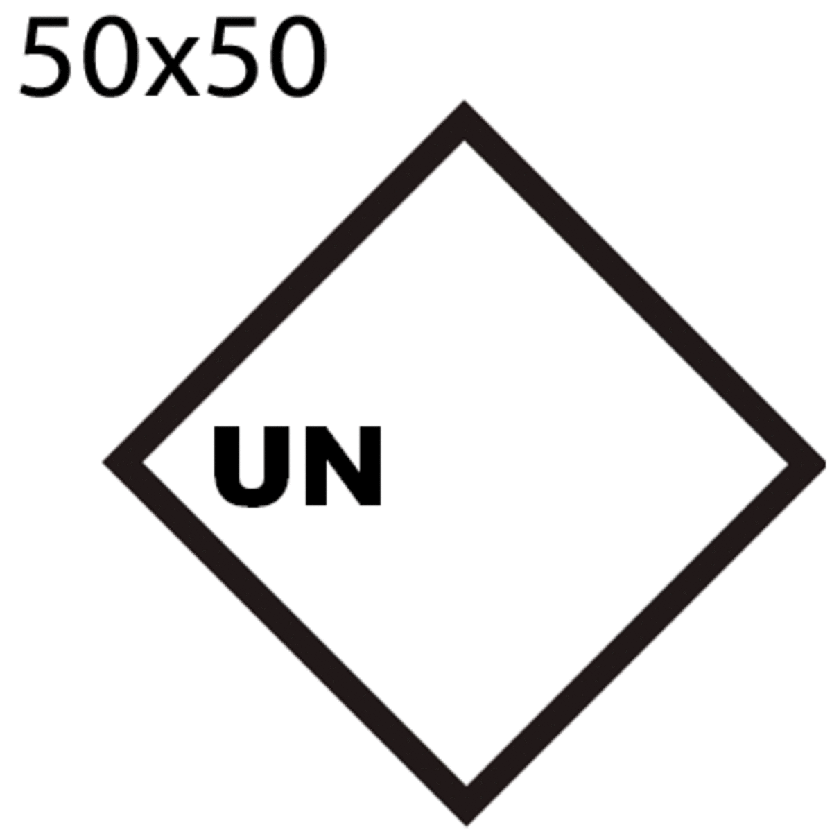 Bild von UN - Zettel 50x50