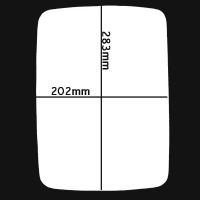 Bild von Spiegelglas 283 x 202 mm