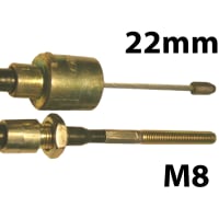 Bild von Bremsseil M8/Glocke 22 mm