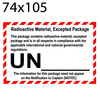 UN Radioactive Material, Excepted Package-thumbnail