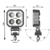 Bild von LED Arbeitsscheinwerfer mit blauem Licht 12 - 24 V-thumbnail
