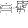 Bild von LED Kennzeichenleuchte 12- und 24 V-thumbnail