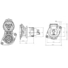 Bild von Einbau-Steckdose 15-polig 24V wasserdicht-thumbnail