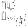 Bild von Kippschalter 44 x 22 mm rückf. mit Einschaltsperre-thumbnail