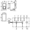 Bild von Kippschalter 44 x 22 mm rückf. Ein-Ein, Aus-Aus, Ein-Ein-thumbnail