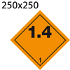 Bild von Gefahrgutetikette 250x250 -thumbnail