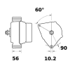 Bild von ISK Alternator 14V 120A-thumbnail