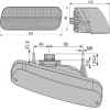 Bild von Ersatzglas zu Schlussleuchte Rubbolite NEW HOLLAND-thumbnail
