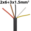 Bild von Kabel 5-adrig x  2 x 6.0 + 3 x 1.5mm²-thumbnail