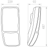 Bild von Hauptspiegel MEKRA 487 x 229 mm-thumbnail