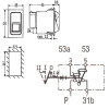 Bild von Kippschalter 44 x 22 mm rast. mit Einschaltsperre-thumbnail