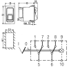 Bild von Kippschalter 44 x 22 mm rast. Ein-Ein mit Einschaltsperre-thumbnail