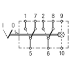 Bild von Kippschalter 44 x 22 mm rast. Ein-Ein, Ein-Ein mit Einschaltsperre-thumbnail