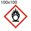 Bild von GHS Etikette "Entzündend/oxid.  Stoffe"-thumbnail
