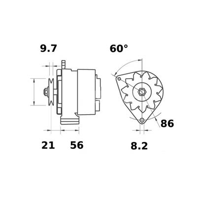 Alternator 12V 33A