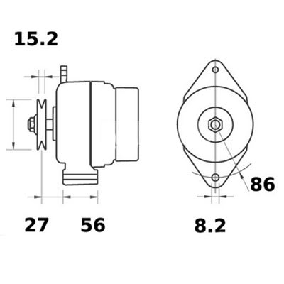 Bild von Alternator 12 V 95 A