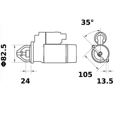Bild von Anlasser 12 V 2.7 kW